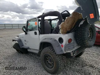 2003 Jeep Wrangler Sport with VIN 1J4FA49SX3P369375, listed as a Copart auction lot 71309184 with 0 mi miles and Salvage Title. Bid and sale history available at carsss.com. Image 2.