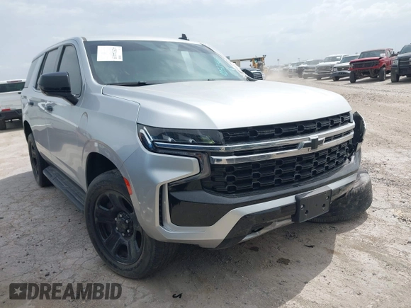 2022 Chevrolet Tahoe Commercial with VIN 1GNSCLED4NR254074, listed as a IAAI auction lot 42524415 with Not provided miles and . Bid and sale history available at DreamBid. Image 1.