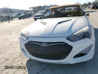 2013 Hyundai Genesis Coupe Track z VIN KMHHU6KJ8DU083512, wystawiony jako Copart lot #41666345 z przebiegiem Nie podano mil oraz Nie do naprawy • Non repairable. Historia ofert i sprzedaży dostępna na DreamBid. Obrazek 10.