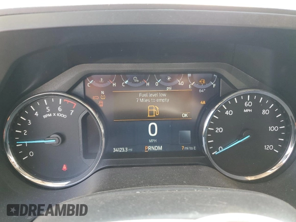 2023 Ford Expedition Max XLT with VIN 1FMJK1J83PEA13732, listed as a Copart auction lot 52970035 with 34,123 mi miles and Salvage title. Bid and sale history available at DreamBid. Image 9.