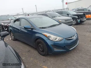 2016 Hyundai Elantra SE with VIN KMHDH4AE8GU543042, listed as a IAAI auction lot 41621917 with 167,408 mi miles. Bid and sale history available at carsss.com. Image 1.