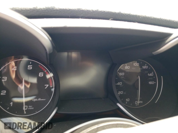 2019 Alfa Romeo Giulia Sport with VIN ZARFAMAN2K7612385, listed as a Copart auction lot 65497014 with 0 mi miles and Salvage Title. Bid and sale history available at carsss.com. Image 9.