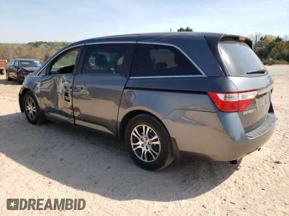 2011 Honda Odyssey EX with VIN 5FNRL5H46BB027260, listed as a Copart auction lot 50990725 with 147,758 mi miles and Salvage Title. Bid and sale history available at carsss.com. Image 2.