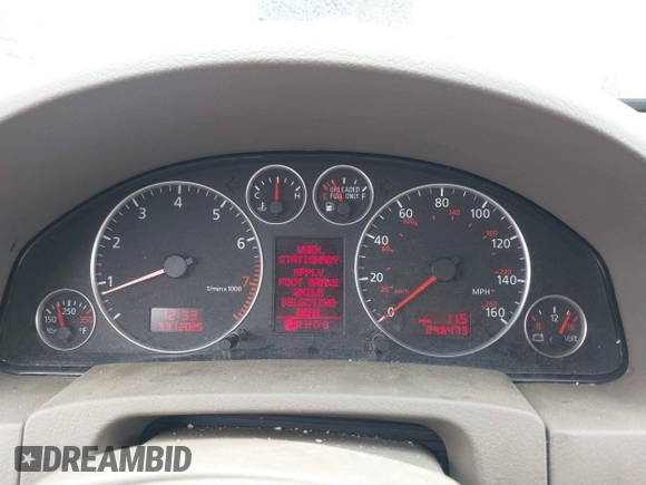 2004 Audi A6 with VIN WAUVT64B64N104316, listed as a IAAI auction lot 41914713 with 246,473 mi miles. Bid and sale history available at carsss.com. Image 7.