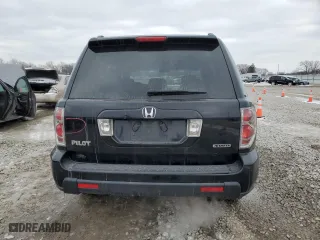 2008 Honda Pilot SE with VIN 5FNYF18338B037076, listed as a Copart auction lot 46166395 with 217,725 mi miles and Salvage Title. Bid and sale history available at carsss.com. Image 6.