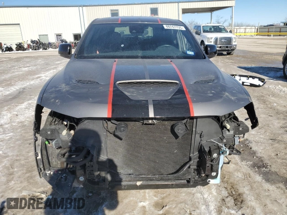 2021 Dodge Durango SRT Hellcat with VIN 1C4SDJH97MC788608, listed as a Copart auction lot 88747755 with 17,846 mi miles and Salvage title. Bid and sale history available at DreamBid. Image 5.