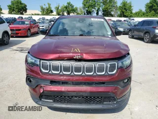 2022 Jeep Compass Altitude with VIN 3C4NJCBB1NT140152, listed as a Copart auction lot 63710165 with 51,256 mi miles and Clean title. Bid and sale history available at DreamBid. Image 5.
