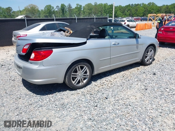 2008 Chrysler Sebring Touring with VIN 1C3LC55R08N279879, listed as a IAAI auction lot 42060002 with 80,133 mi miles and . Bid and sale history available at DreamBid. Image 4.