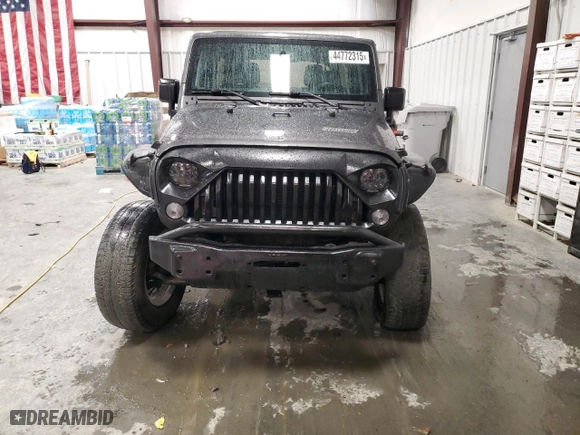 2018 Jeep Wrangler JK Unlimited Sport S with VIN 1C4BJWDG3JL819004, listed as a Copart auction lot 44772315 with 43,934 mi miles and Salvage Title. Bid and sale history available at carsss.com. Image 5.