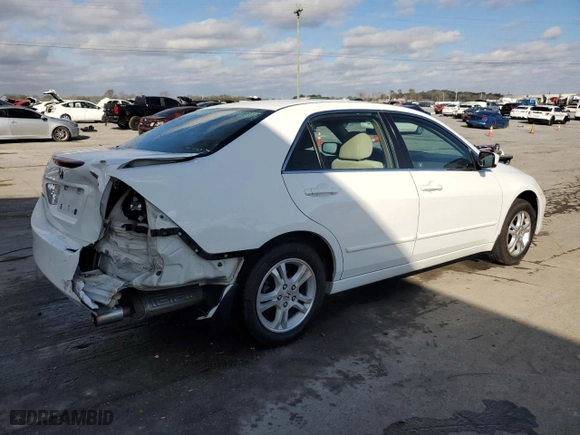 2007 Honda Accord Sdn EX with VIN 1HGCM55747A049955, listed as a Copart auction lot 79245744 with 190,829 mi miles and Salvage Title. Bid and sale history available at carsss.com. Image 3.