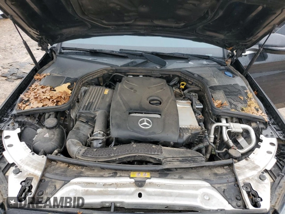 2018 Mercedes-Benz C 300 with VIN WDDWF4JB4JR346460, listed as a Copart auction lot 55768375 with 120,508 mi miles and Salvage title. Bid and sale history available at DreamBid. Image 11.