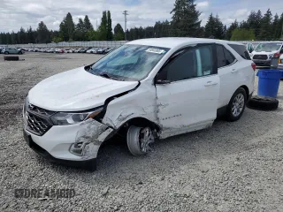 2021 Chevrolet Equinox LT z VIN 3GNAXUEV6MS144802, wystawiony jako Copart lot #55893985 z przebiegiem 61 802 mil mil oraz Szkoda całkowita • Salvage title. Historia ofert i sprzedaży dostępna na DreamBid. Obrazek 1.