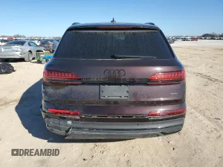 2022 Audi Q7 Premium Plus with VIN WA1LJBF74ND017937, listed as a Copart auction lot 43745035 with 22,989 mi miles and Salvage title. Bid and sale history available at DreamBid. Image 6.