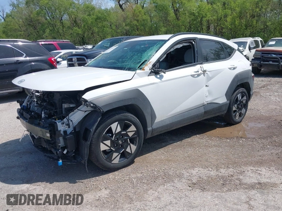 2024 Hyundai Kona SEL with VIN KM8HB3AB7RU147464, listed as a IAAI auction lot 42050923 with 21,165 mi miles. Bid and sale history available at carsss.com. Image 2.