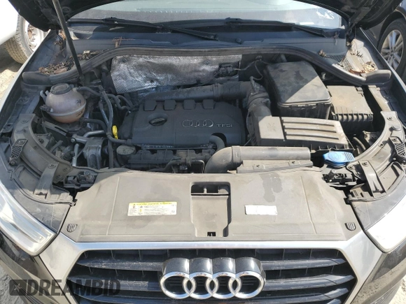 2018 Audi Q3 Premium with VIN WA1BCCFS0JR013994, listed as a Copart auction lot 55537385 with 145,607 mi miles and Clean title. Bid and sale history available at DreamBid. Image 12.