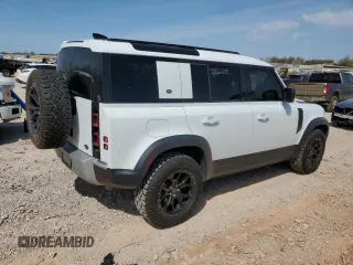 2021 Land Rover Defender S with VIN SALEJ7RX8M2039045, listed as a Copart auction lot 50757545 with 35,904 mi miles and Salvage title. Bid and sale history available at DreamBid. Image 3.