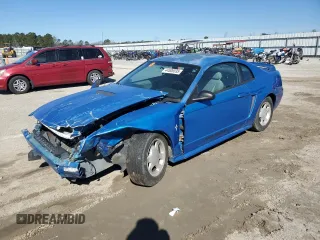 2000 Ford Mustang with VIN 1FAFP4044YF190741, listed as a Copart auction lot 44506535 with 0 mi miles and Salvage Title. Bid and sale history available at carsss.com. Image 1.