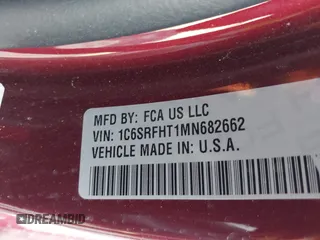 2021 Ram 1500 Limited z VIN 1C6SRFHT1MN682662, wystawiony jako IAAI lot #41134317 z przebiegiem 29 446 mil mil oraz . Historia ofert i sprzedaży dostępna na DreamBid. Obrazek 9.