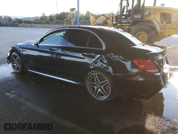 2016 Mercedes-Benz C 63 S AMG with VIN 55SWF8HB2GU113164, listed as a Copart auction lot 43981135 with 36,644 mi miles and Clean title. Bid and sale history available at DreamBid. Image 2.