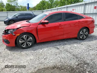 2018 Honda Civic EX-T with VIN JHMFC1F38JX027737, listed as a Copart auction lot 55236445 with 78,765 mi miles and Salvage title. Bid and sale history available at DreamBid. Image 1.