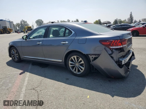 2016 Lexus LS 460 with VIN JTHBL5EF7G5140276, listed as a Copart auction lot 61060735 with 29,768 mi miles and Salvage title. Bid and sale history available at DreamBid. Image 2.