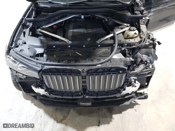 2021 BMW X7 xDrive40i with VIN 5UXCW2C03M9H51860, listed as a Copart auction lot 42567315 with 82,873 mi miles and Salvage Title. Bid and sale history available at carsss.com. Image 13.