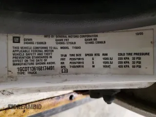 2006 Chevrolet Colorado LT w/2LT with VIN 1GCDT136168174491, listed as a Copart auction lot 48207525 with 121,639 mi miles and Clean Title. Bid and sale history available at carsss.com. Image 12.