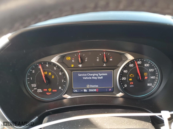 2021 Chevrolet Equinox Premier with VIN 3GNAXNEV4MS145582, listed as a Copart auction lot 44689405 with 30,638 mi miles and Salvage Title. Bid and sale history available at carsss.com. Image 9.