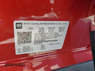 2023 Chevrolet Blazer Premier z VIN 3GNKBFRS4PS119996, wystawiony jako Copart lot #70096664 z przebiegiem 19 179 mil mil oraz Szkoda całkowita • Salvage title. Historia ofert i sprzedaży dostępna na DreamBid. Obrazek 13.