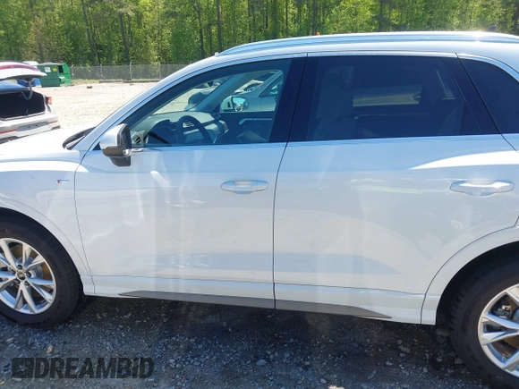 2023 Audi Q3 S line Premium Plus with VIN WA1EECF3XP1127217, listed as a IAAI auction lot 42016607 with 13,772 mi miles. Bid and sale history available at carsss.com. Image 14.