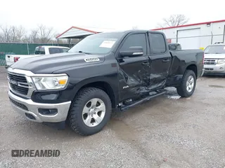 2021 Ram 1500 Big Horn с VIN 1C6SRFBT5MN720595, выставлен на аукционе IAAI как лот 41893137 с пробегом 36 920 миль миль и . История ставок и продаж доступна на DreamBid. Изображение 2.
