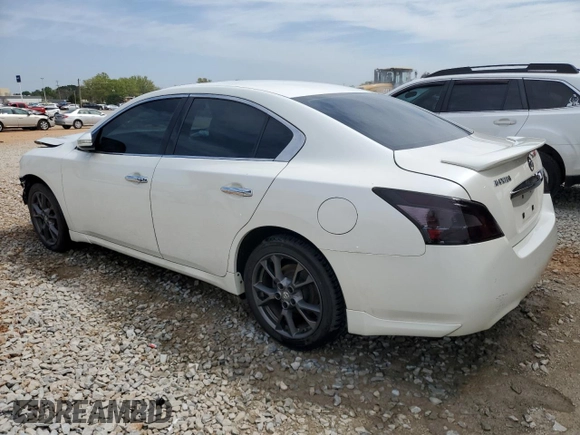 2014 Nissan Maxima S with VIN 1N4AA5AP8EC915538, listed as a Copart auction lot 52625465 with 199,189 mi miles and Salvage Title. Bid and sale history available at DreamBid. Image 2.