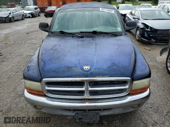 2001 Dodge Dakota Sport with VIN 1B7GG22N81S316976, listed as a Copart auction lot 66540324 with 251,066 mi miles and Non Repairable. Bid and sale history available at carsss.com. Image 5.