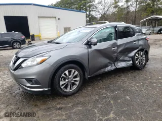 2015 Nissan Murano Platinum with VIN 5N1AZ2MH1FN283666, listed as a Copart auction lot 47431525 with 164,388 mi miles and Salvage Title. Bid and sale history available at carsss.com. Image 1.