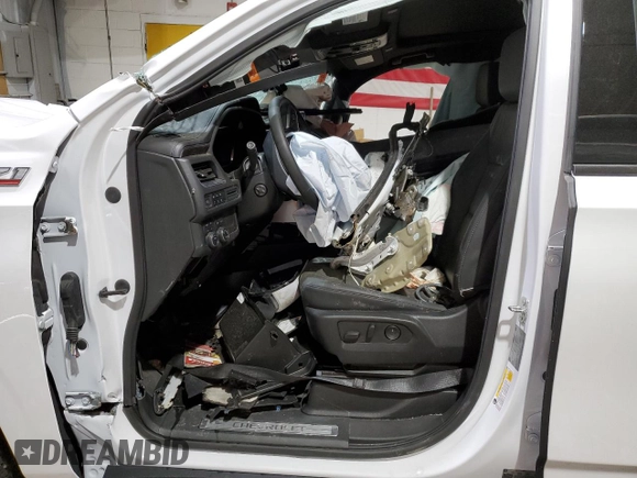 2023 Chevrolet Tahoe Z71 with VIN 1GNSKPKD0PR336725, listed as a Copart auction lot 57289895 with Not provided miles and Salvage title. Bid and sale history available at DreamBid. Image 7.