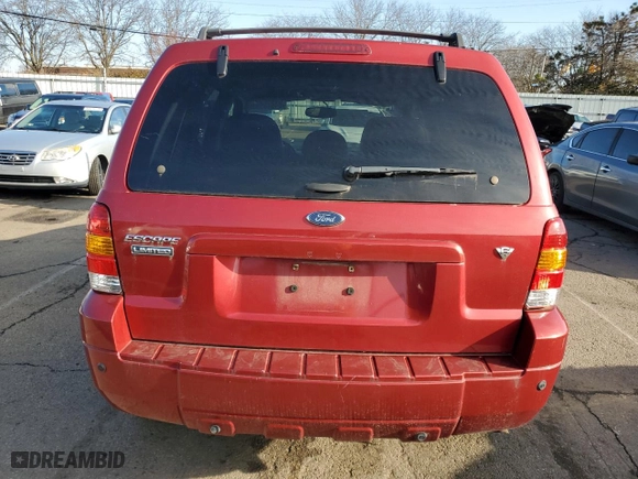 2006 Ford Escape Limited with VIN 1FMYU94146KA33462, listed as a Copart auction lot 84848594 with 162,501 mi miles and Clean Title. Bid and sale history available at carsss.com. Image 6.