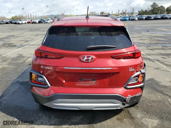 2018 Hyundai Kona Limited with VIN KM8K3CA51JU110900, listed as a Copart auction lot 49400525 with 64,276 mi miles and Salvage Title. Bid and sale history available at carsss.com. Image 6.
