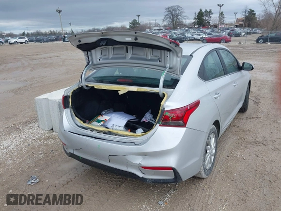 2022 Hyundai Accent SE with VIN 3KPC24A62NE173633, listed as a IAAI auction lot 39031071 with 49,089 mi miles and . Bid and sale history available at carsss.com. Image 17.
