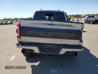 2023 Ford F-150 Raptor with VIN 1FTFW1RG7PFA65014, listed as a Copart auction lot 53156795 with 62,648 mi miles and Salvage Title. Bid and sale history available at DreamBid. Image 6.