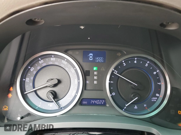 2013 Lexus IS 250 with VIN JTHBF5C24D5192600, listed as a Copart auction lot 58946155 with 144,022 mi miles and Salvage title. Bid and sale history available at DreamBid. Image 9.