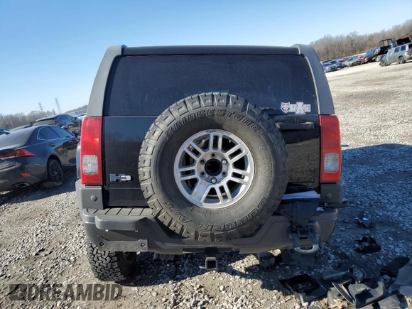 2009 Hummer H3 SUV Luxury with VIN 5GTEN13E098113359, listed as a Copart auction lot 87921095 with 204,472 mi miles and Salvage Title. Bid and sale history available at carsss.com. Image 6.