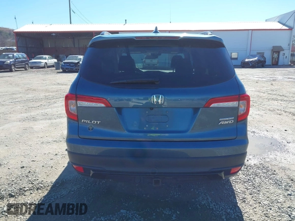 2021 Honda Pilot Special Edition with VIN 5FNYF6H26MB019671, listed as a IAAI auction lot 41551955 with 53,783 mi miles and . Bid and sale history available at DreamBid. Image 16.