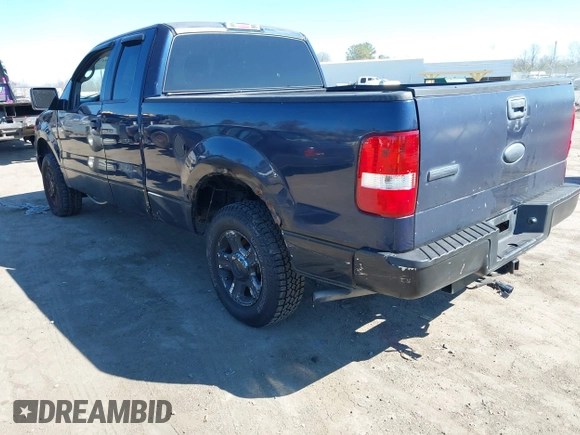 2006 Ford F-150 STX with VIN 1FTRX14W36NB57928, listed as a IAAI auction lot 41704722 with 145,855 mi miles. Bid and sale history available at carsss.com. Image 3.