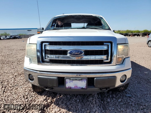 2013 Ford F-150 XL with VIN 1FTFW1EF8DFC59091, listed as a Copart auction lot 61582485 with 107,640 mi miles and Salvage title. Bid and sale history available at DreamBid. Image 5.