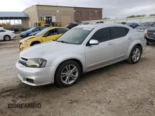 2012 Dodge Avenger SXT Plus with VIN 1C3CDZEG7CN264498, listed as a Copart auction lot 53672875 with 124,585 mi miles and Clean Title. Bid and sale history available at carsss.com. Image 1.