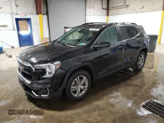 2023 GMC Terrain SLE z VIN 3GKALMEG2PL266906, wystawiony jako Copart lot #49629585 z przebiegiem 15 914 mil mil oraz Szkoda całkowita • Salvage title. Historia ofert i sprzedaży dostępna na DreamBid. Obrazek 1.