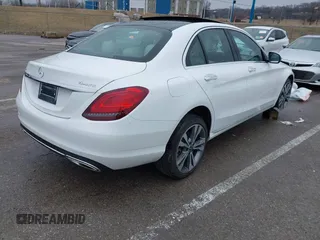 2021 Mercedes-Benz C 300 with VIN W1KWF8EB8MR604811, listed as a IAAI auction lot 41507214 with 29,349 mi miles and . Bid and sale history available at DreamBid. Image 4.