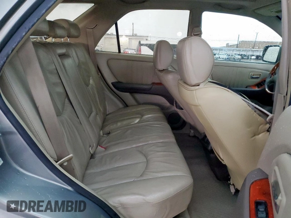 2003 Lexus RX 300 with VIN JTJGF10U430163094, listed as a Copart auction lot 55851845 with 148,126 mi miles and Salvage title. Bid and sale history available at DreamBid. Image 11.