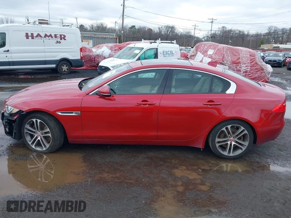 2017 Jaguar XE 35t Premium with VIN SAJAJ4BVXHA973055, listed as a IAAI auction lot 41805908 with 100,151 mi miles. Bid and sale history available at carsss.com. Image 14.