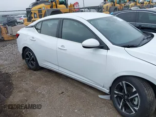 2025 Nissan Sentra SV with VIN 3N1AB8CV5SY275072, listed as a IAAI auction lot 42116135 with 4,538 mi miles. Bid and sale history available at carsss.com. Image 13.